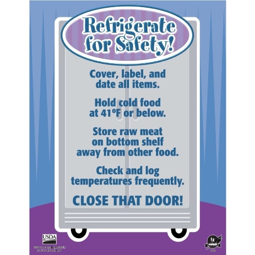Refrigerate for Safety Sign